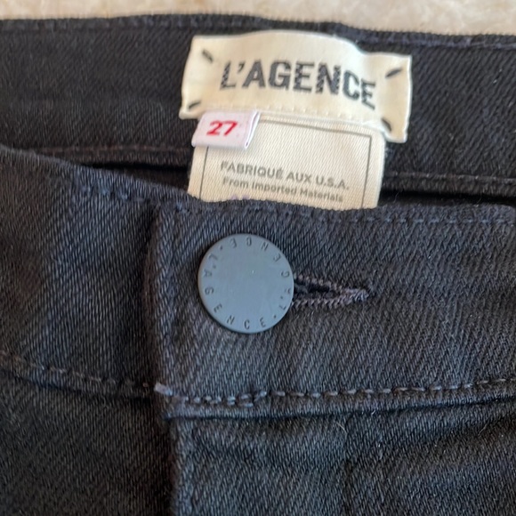 L’AGENCE Angelique High Rise French Slim Jeans Size 27 - Picture 4 of 13